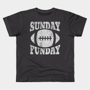 Sunday Funday Football 80s Kids T-Shirt